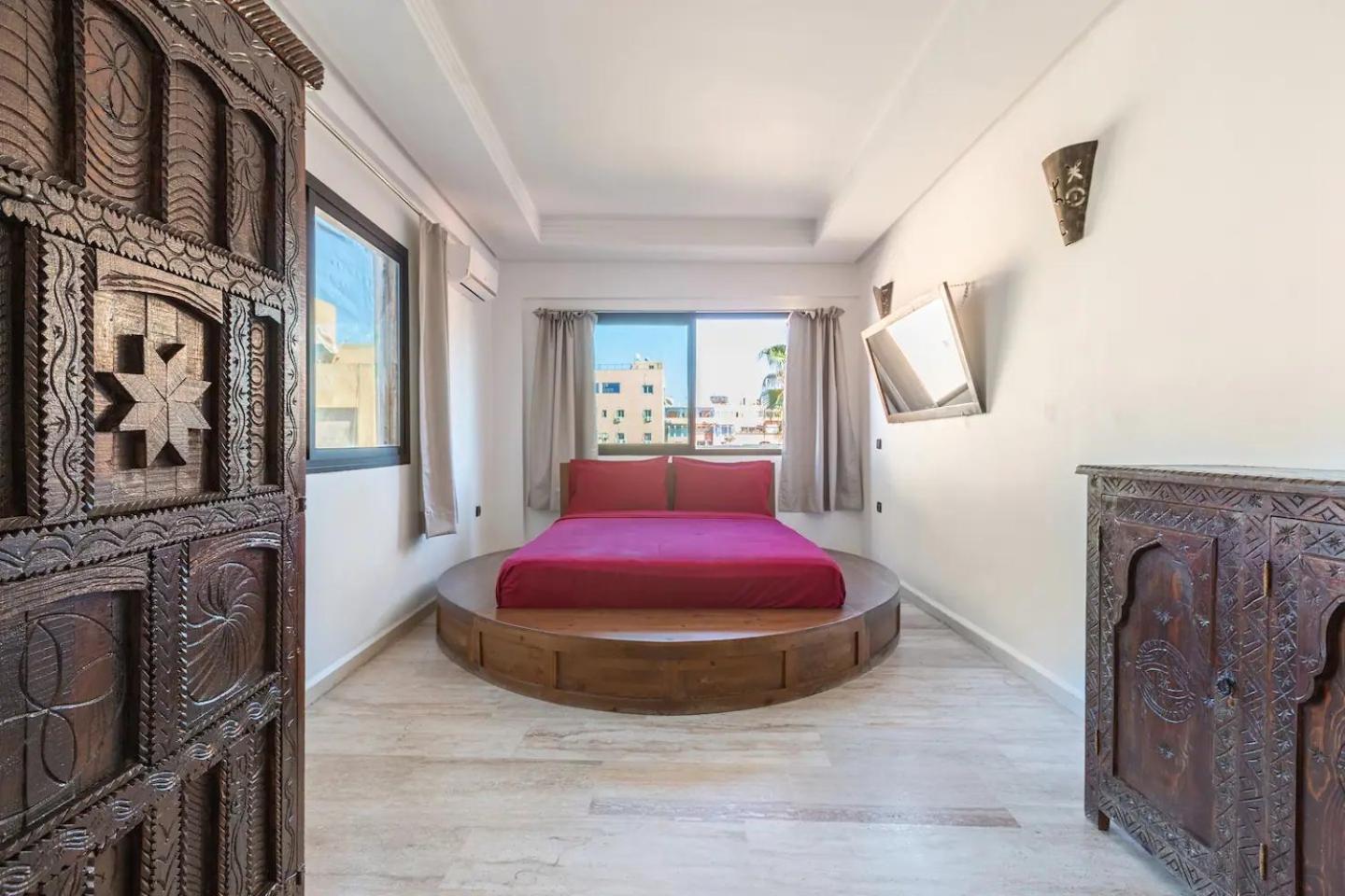 Ferienwohnung Luxury Modern Gueliz Center, Pool Marrakesch Exterior foto