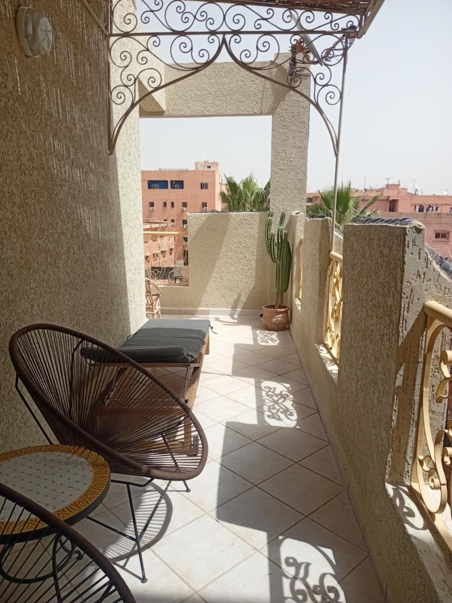 Ferienwohnung Luxury Modern Gueliz Center, Pool Marrakesch Exterior foto