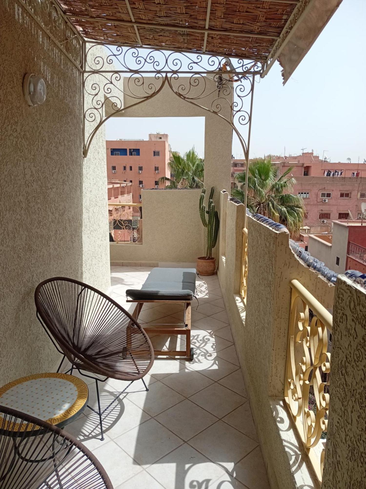 Ferienwohnung Luxury Modern Gueliz Center, Pool Marrakesch Exterior foto